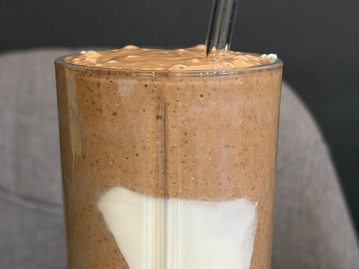 Chocolate avocado smoothie