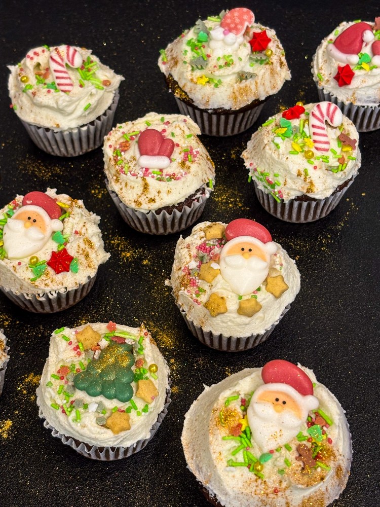 Winter spice cupcakes